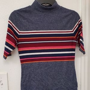 Mock Neck Short Sleeve